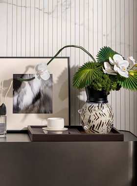 轻奢复古氛围感玻璃花瓶花艺香薰