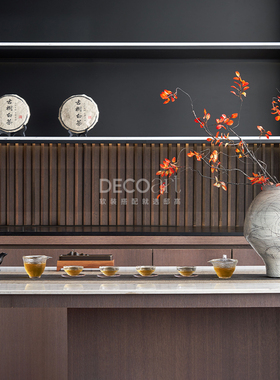 邸高中式风双龙样板房间摆设茶壶