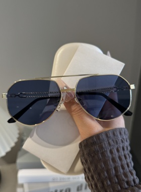 2025新款欧美蛤蟆框眼镜复古