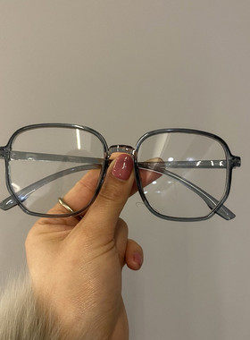超轻蓝光黑框眼镜女韩版潮护目