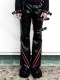 Sinking Sinking SK series HCK season Witness Zipper PANTS zipper leather pants and trousers