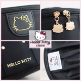 Hello Kitty, однотонная косметичка, водонепроницаемая сумка, брезент, ткань, вместительная и большая сумка-органайзер, простой и элегантный дизайн