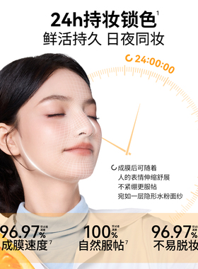 BABI清透柔焦定妆喷雾水粉面纱持久柔焦防水防汗VC控油干油皮便携