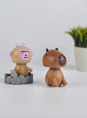 jeancard可爱动物摇头车载装饰