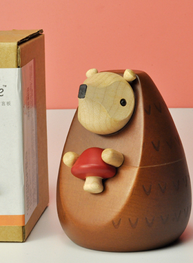 jeancard木质留言板卡通动物