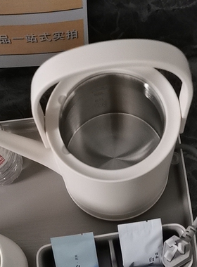 盛度酒店客房不锈钢电热水壶托盘套装牙具抽纸盒民宿宾馆客房杂件