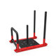 Gym sled push cart commercial track and field weight-bearing running resistance energy training personal training studio equipment