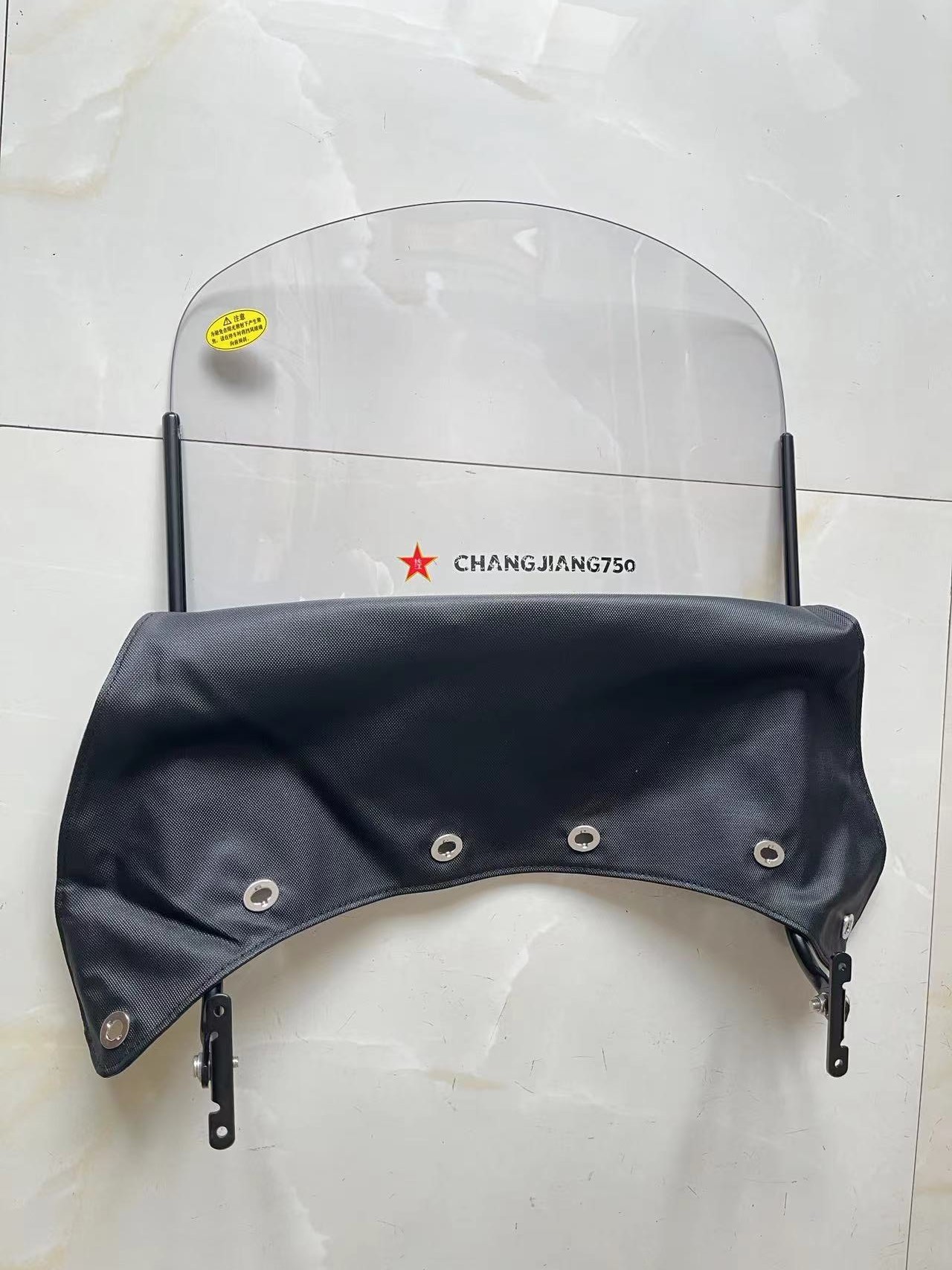 长江650B700边三轮边斗风挡风玻璃 新长江750侉子边斗 主机风挡 - 图2