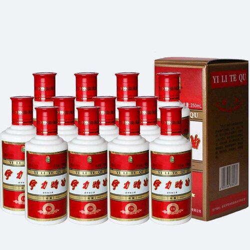 新疆伊力特伊力特曲十年精制50度250ml*12瓶绵柔纯粮白酒整箱半斤 - 图3