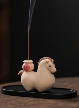 线香香插香炉中式茶室创意摆件