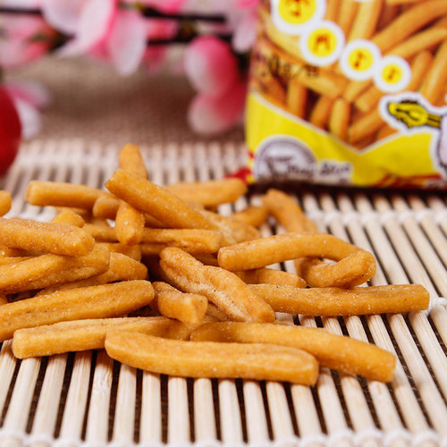 老牌马来西亚风味咪咪虾条 办公室休闲零食 儿童膨化小零食品20g - 图1