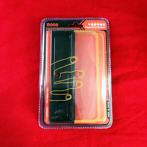 透明手模刮优彩刮板曼哈顿沙绒艺术涂料涂装工具手刮硅藻泥收光片 - 图0