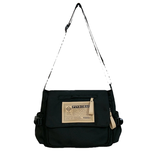 Сумка через плечо подходит для мужчин и женщин, тканевый мешок, ранец, сумка на одно плечо, для средней школы