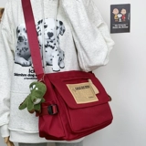 Сумка через плечо подходит для мужчин и женщин, тканевый мешок, ранец, сумка на одно плечо, для средней школы