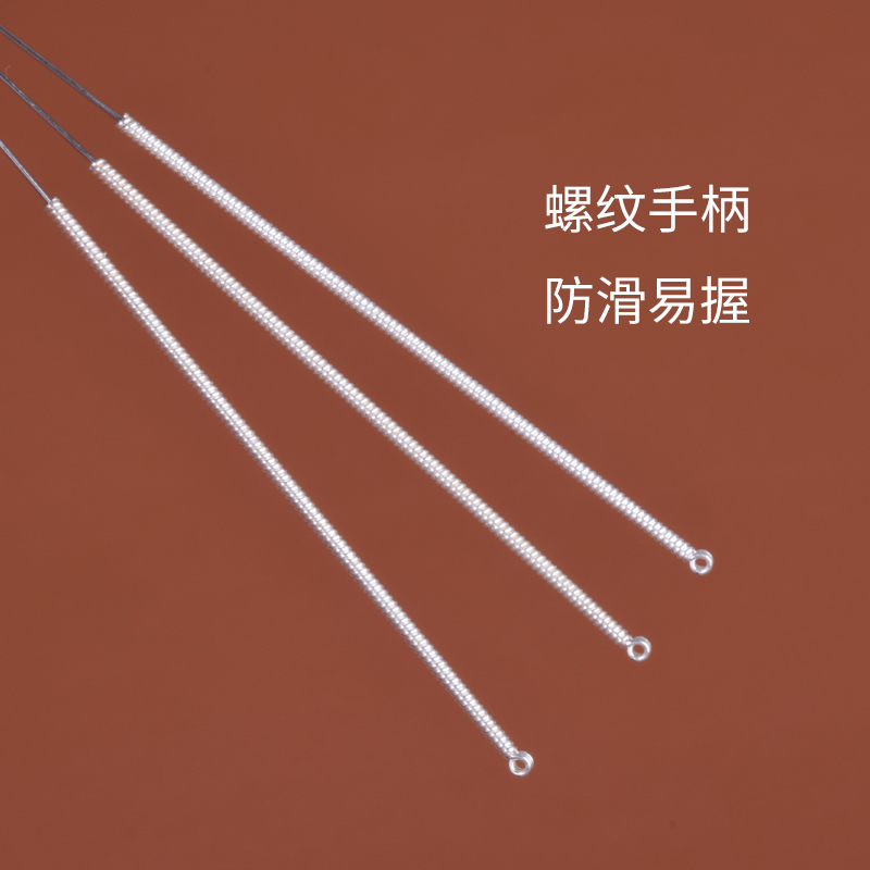 小头加密加厚银针鹅毛棒采耳工具套装扬州掏耳鸡毛棒马毛耳扒扫耳 - 图2