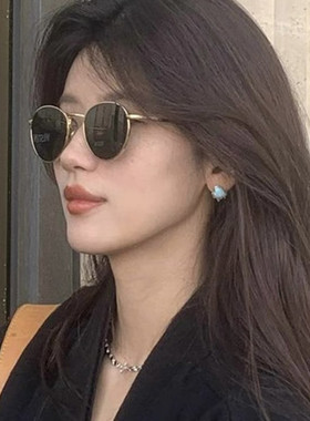 复古港风高级感墨镜防紫外线