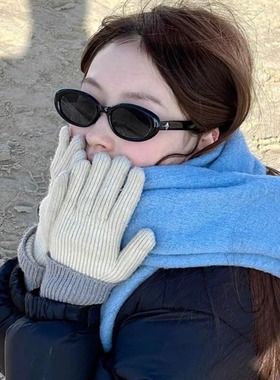 椭圆小脸小框欧美辣妹墨镜