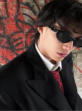 2024年秋季许光汉同款猫眼男墨镜