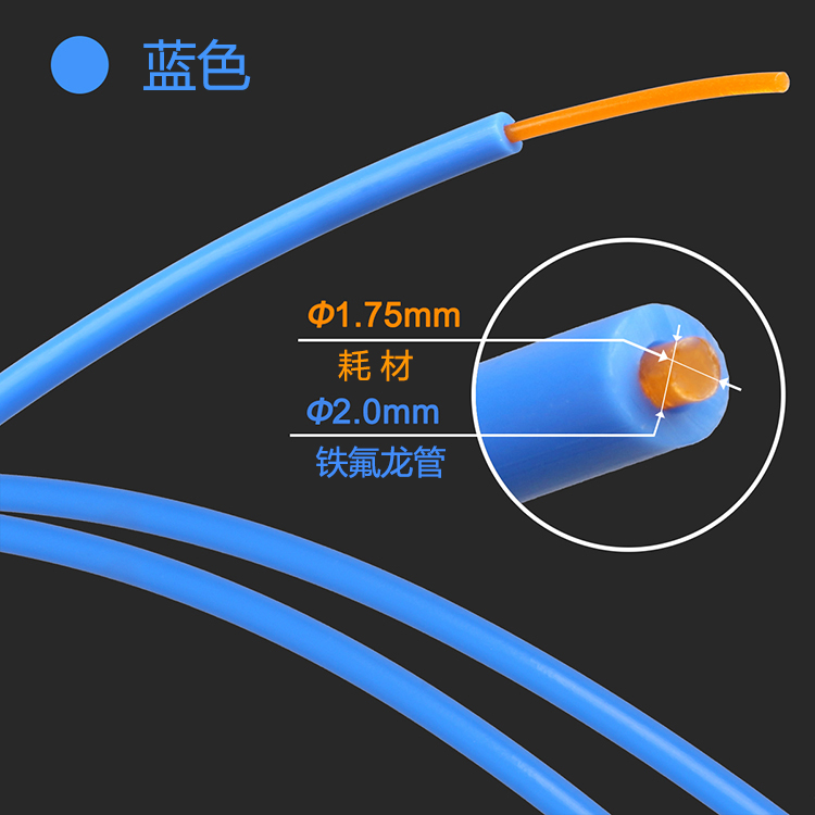 3DSWAY 3D打印机配件PTFE四氟管远程送料管2*4mm铁氟龙管1.75耗材 - 图2