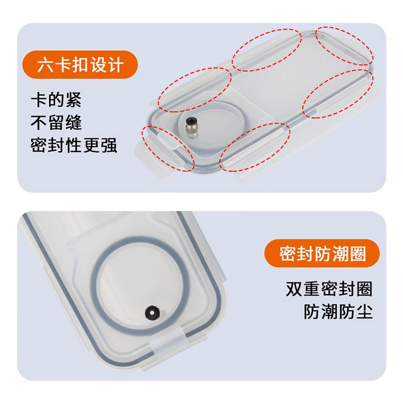 3DSWAY 3d打印耗材干燥箱 PLA ABS材料4L密封防潮防尘盒温湿显示-图0