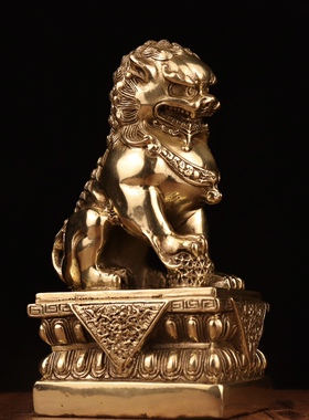 纯黄铜客厅办公室店铺装饰