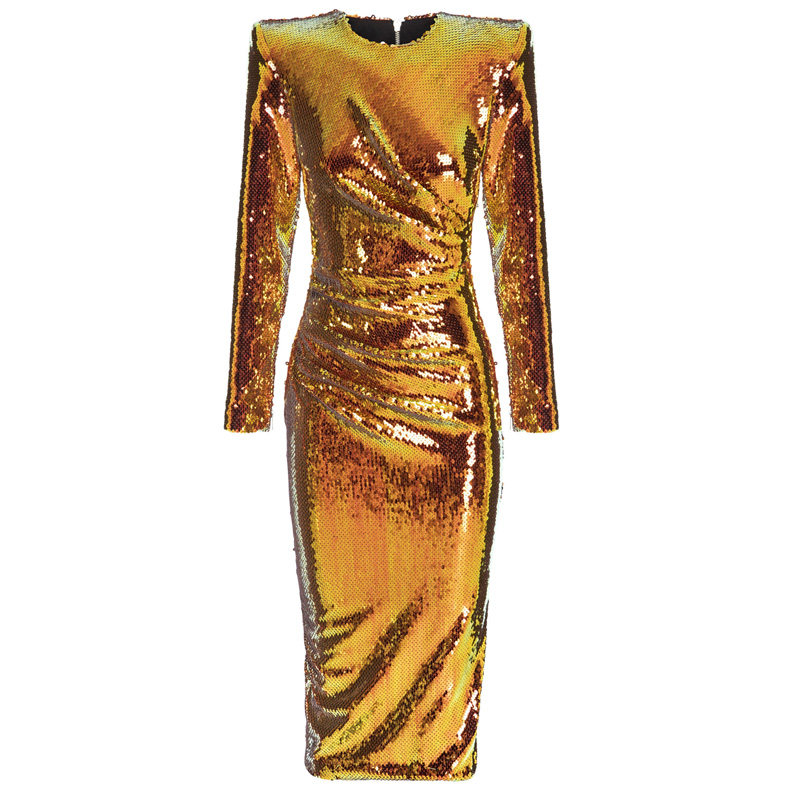 晚礼服年会女装高端大气主持人颁奖派对小礼服生日宴名媛连衣裙女