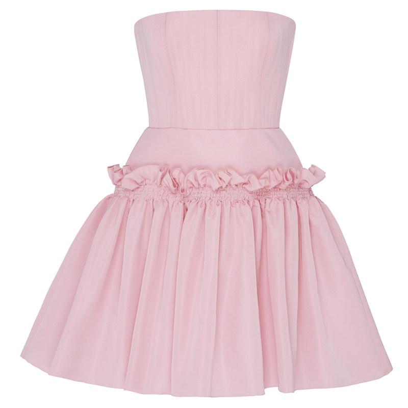 宴会晚礼服裙短款2024新款网红派对酒会晚宴主持年会小礼服连衣裙