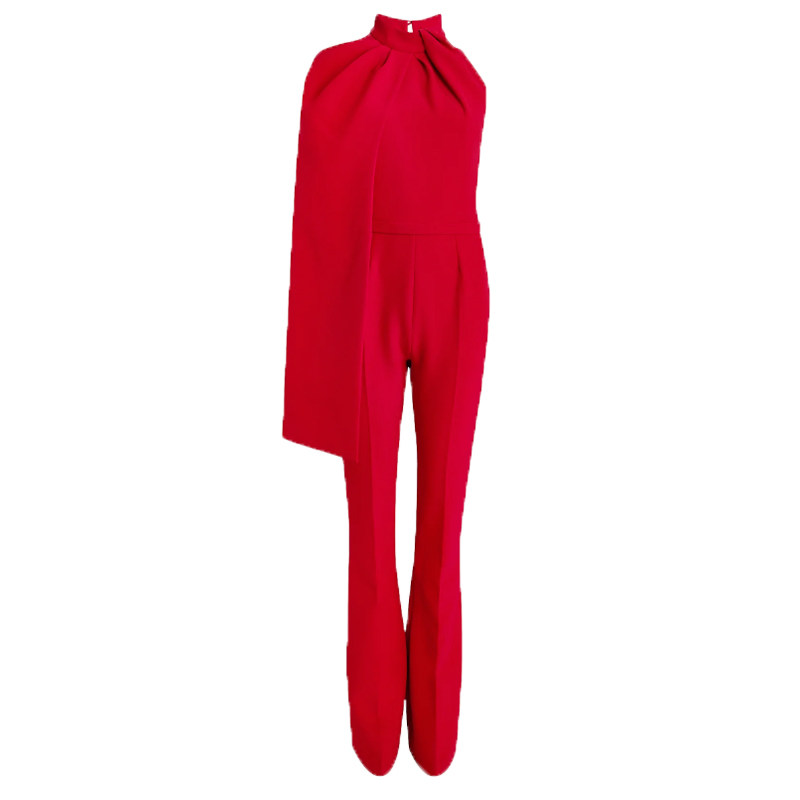 优雅晚礼服长款气质2023新款公司年会晚宴派对生日妈妈婆婆连体裤