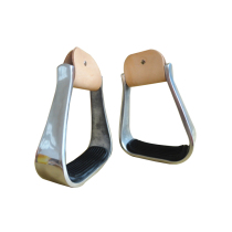 Western horse stirrups genuine leather western horse pedaling aluminum alloy a horse stirrup