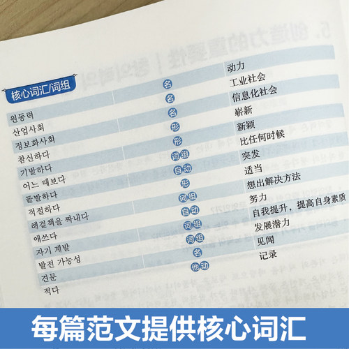 TOPIK中高级写作+大作文范例100篇 金龙一 新韩国语能力考试TOPIK中高级考试写作考前对策topik2写作范文模板topik小作文真题句型 - 图1