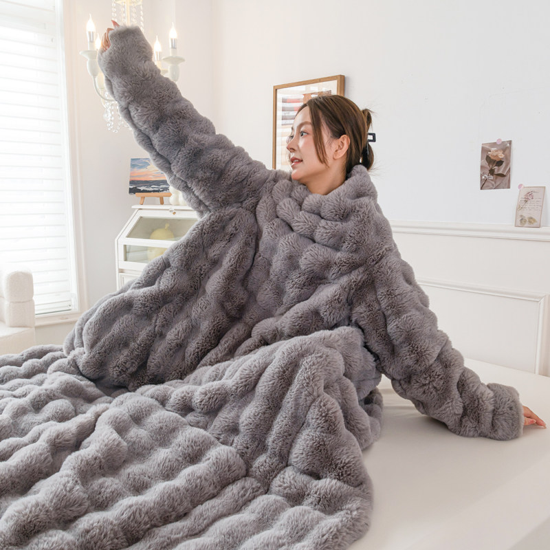 多功能懒人被子可穿沙发冬季带袖车载抱枕被子两用冬天加厚2023新,淘宝优惠券,粉丝福利购,淘宝优惠卷