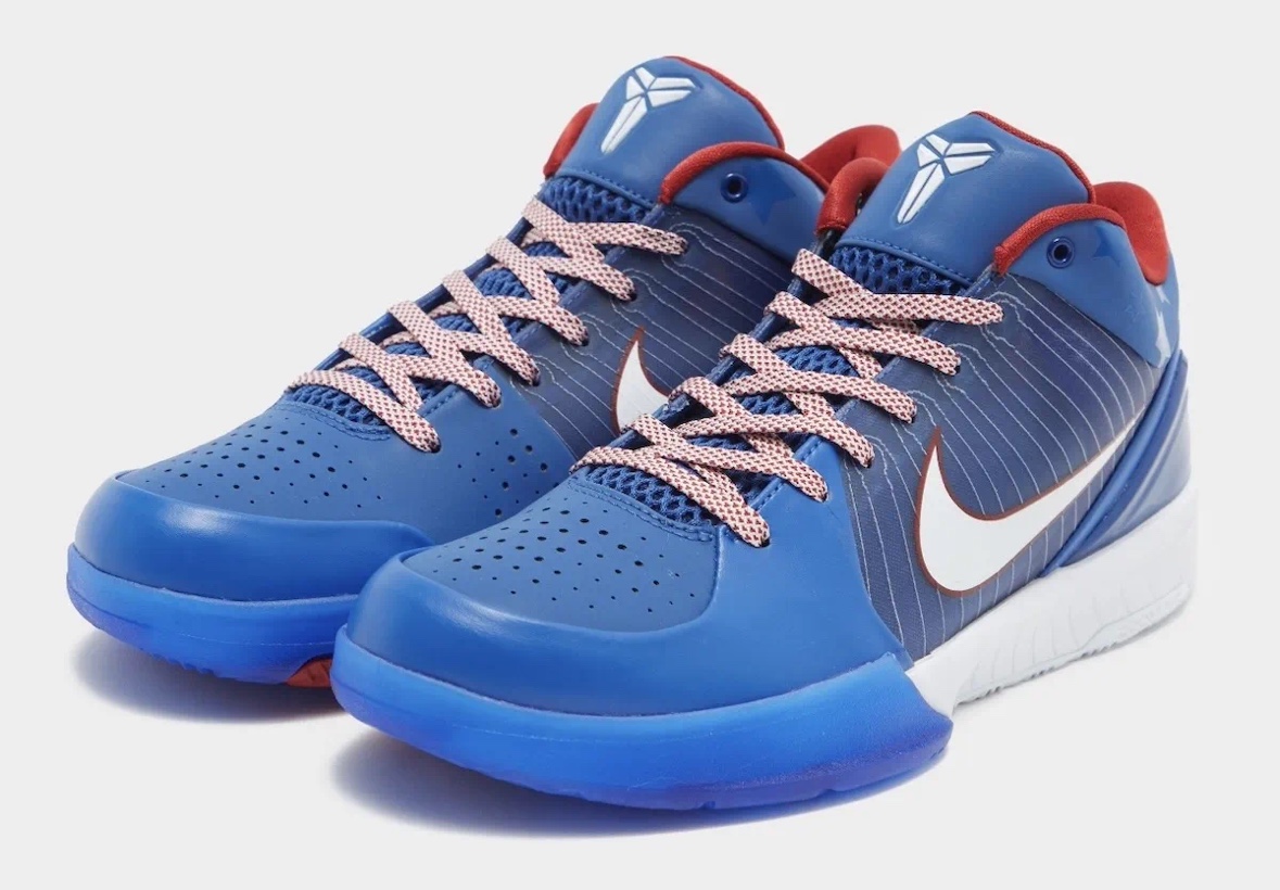 Nike Kobe 4 Protro Philly ZK4科比4白蓝低帮男篮球鞋FQ3545-400-图2