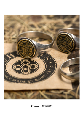 “无限之轮”经典徽章18K戒指