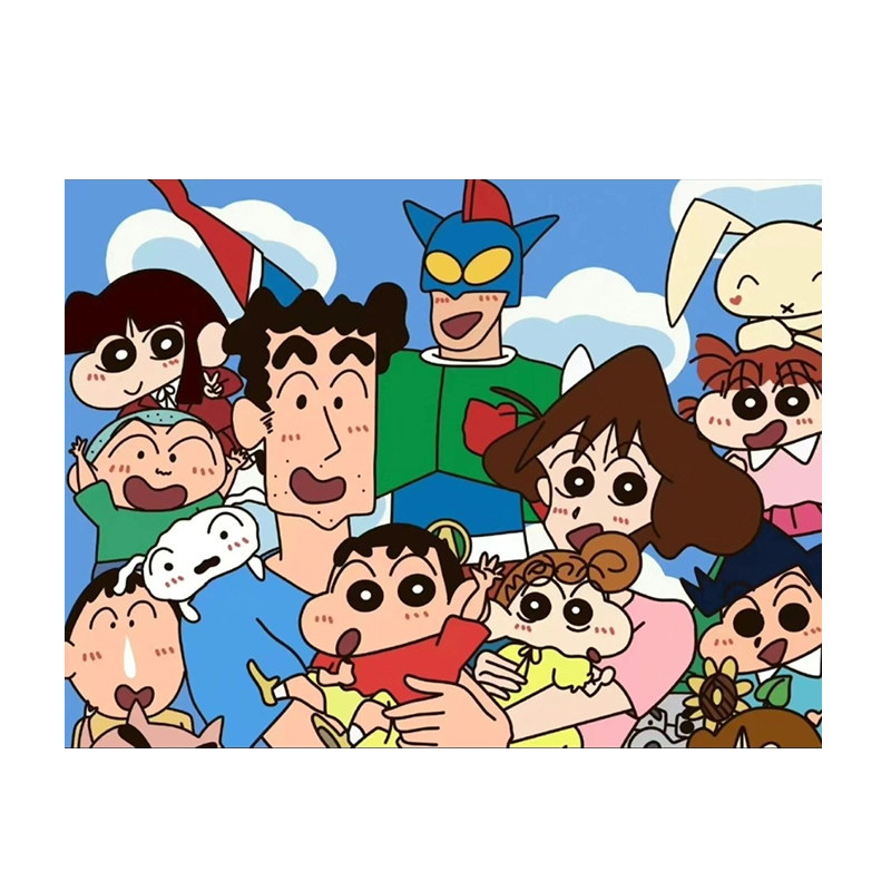 钻石画蜡笔小新一家卧室粘钻十字绣客厅卡通2025新款满钻手工diy,淘宝优惠券,粉丝福利购,淘宝优惠卷