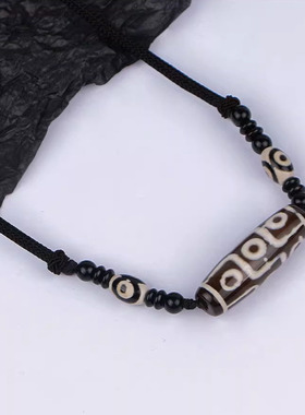 九天珠陶瓷男士手串新中式民族风小众设计感编织手绳新款工厂直销