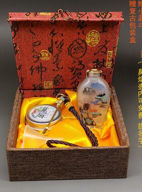 内画鼻烟壶粉多图组合套装