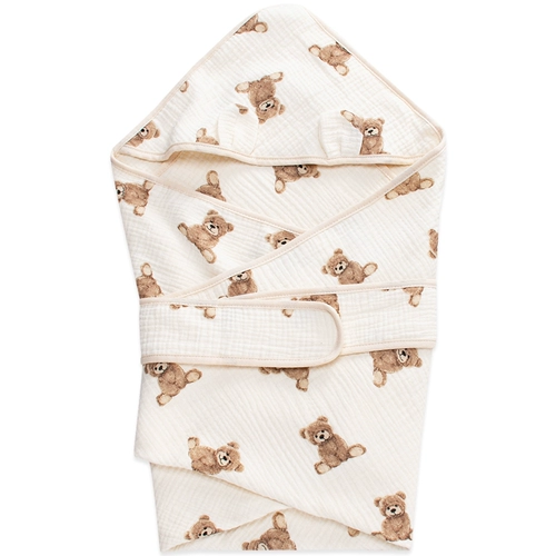 Одеяло для новорожденных для младенца, марлевое детское банное полотенце, 3 мес., 56 мес.