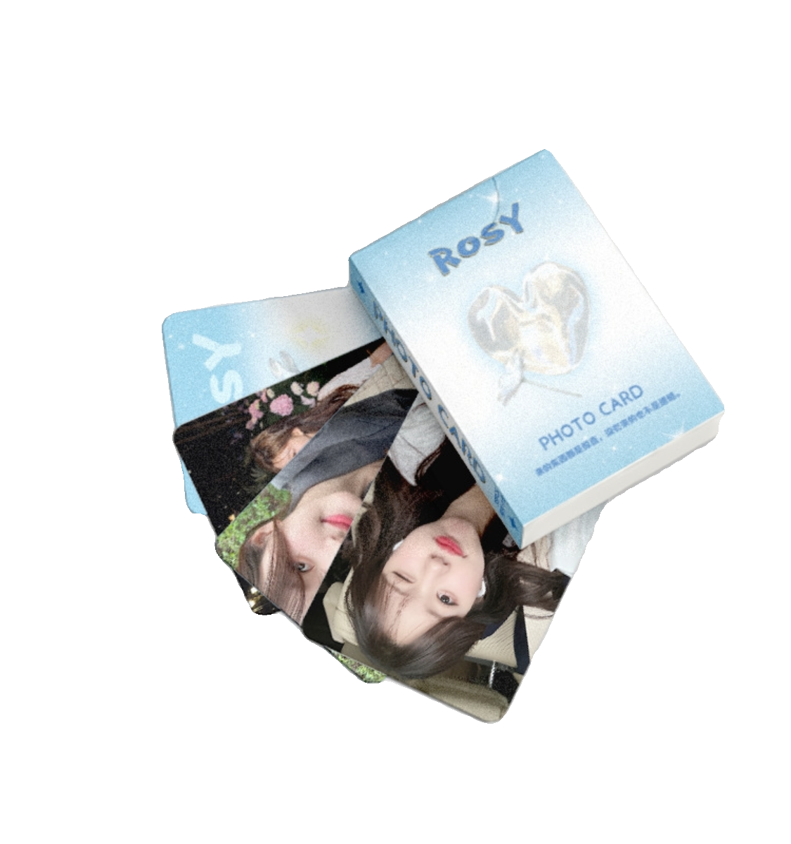 新版鞠婧祎赵露思虞书欣白鹿非官方专辑自印小卡50张不重复LOMO卡 - 图3