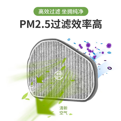 适配东风风行菱智空调格PM2.5活性炭菱智M3 V3 M5 空调滤芯格清器 - 图0