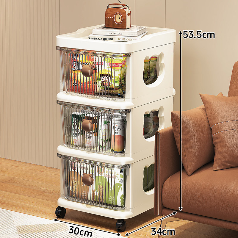 【猫猫专属】新收纳柜免安装儿童衣柜塑料家用卧室折叠置物柜