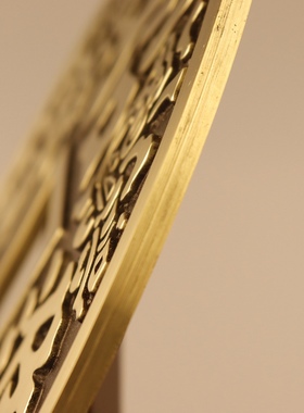 镇宅之宝铜钱招财进宝纯黄铜钱挂件大过门石压门槛铜钱压门槛摆件