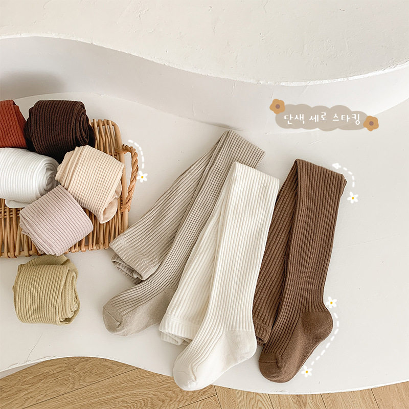 儿童袜子春秋2025新款女童纯色连体袜裤女宝宝白色公主外穿打底袜,淘宝优惠券,粉丝福利购,淘宝优惠卷