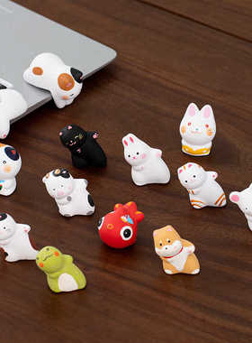 招财猫手工车载动物摆件陶瓷创意