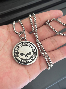 网红款欧美街头嘻哈潮军牌项链