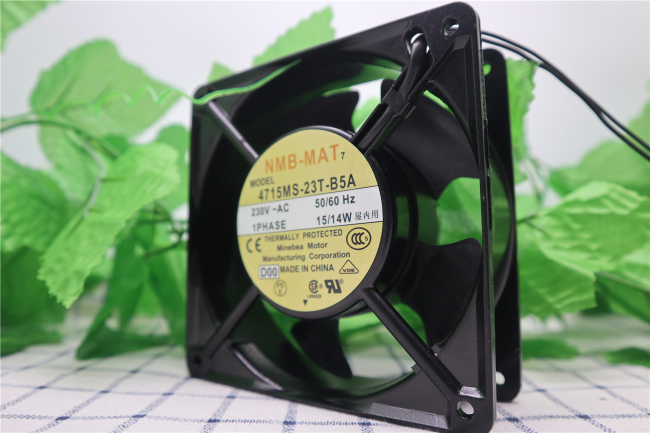 4715MS-23T-B5A-A00 NMB-MAT 美培亚 12CM 12038 230V 机柜风扇 - 图0