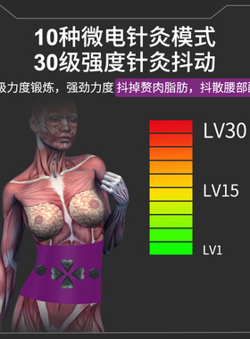 澳宝康远红外发热腰带热敷震动