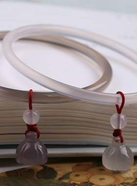 个性叮当镯玉镯真玉良缘玉髓学生