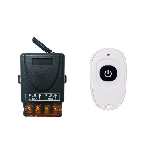 宽电压DC12V24V36V48V60V72V通用大功率无线遥控开关水泵远程开关 - 图1
