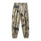 ການຄ້າຕ່າງປະເທດ ice silk pants ກິລາແມ່ຍິງ summer ບາງວ່າງຂາ tie breathable trendy workwear camouflage casual pants