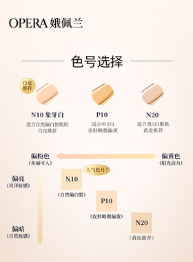 娥佩兰粉霜控油保湿隔离粉底液bb霜持久不脱妆遮瑕气垫正品轻薄